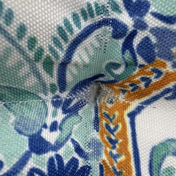 Nicole Miller Home Pillows Square Decor with Chair Ties 15"x15" Teal Set of 2 - Picture 11 of 11